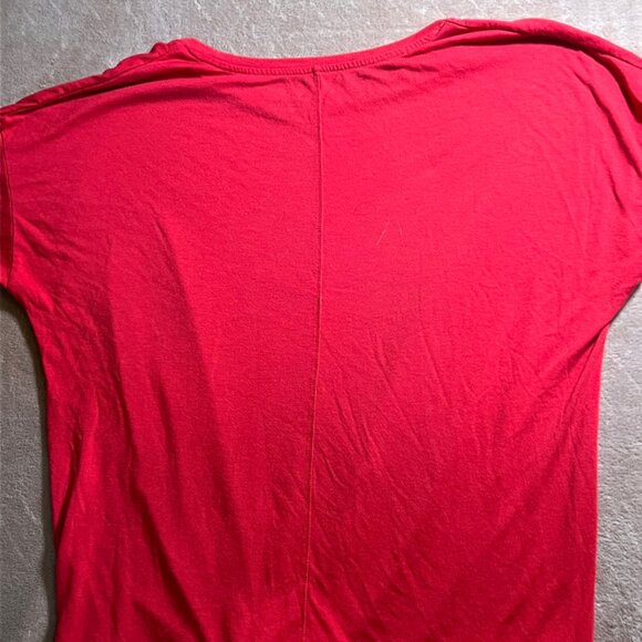 Campus Lifestyle Women XL Cincinnati Red MLB Side Tie Short Sleeve Short (V) - Picture 7 of 7